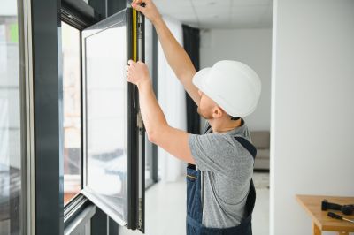 Shower Window Installation detail